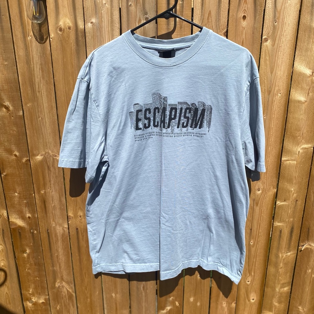 Light Blue “Escapism” T-Shirt